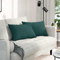 Sofa Kussens 2 pcs Donkergroen 40 x 60 cm - thumbnail