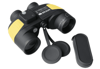 Braun Phototechnik Marine verrekijker 20135 7 x 50 mm Porro Geel, Zwart 20135 Braun Phototechnik Marine verrekijker 20135 7 x 50 mm Porro Geel, Zwart 20135
