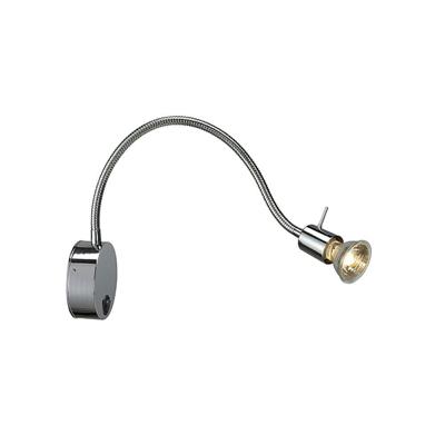SLV DIO FLEX PLATE 146692 Wandlamp GU10 50 W Halogeen Chroom