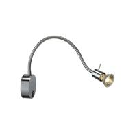 SLV DIO FLEX PLATE 146692 Wandlamp GU10 50 W Halogeen Chroom - thumbnail
