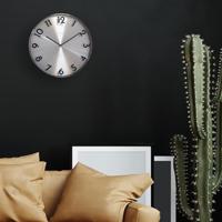 NeXtime ne-3289gs metalen wandklok - 40cm -stille klok - metaal - "reflection" - thumbnail
