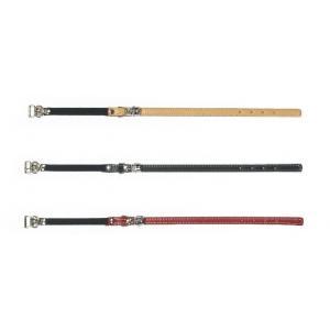 Lederen kattenbandje met bel - Rood Lederen kattenbandje met bel - Rood