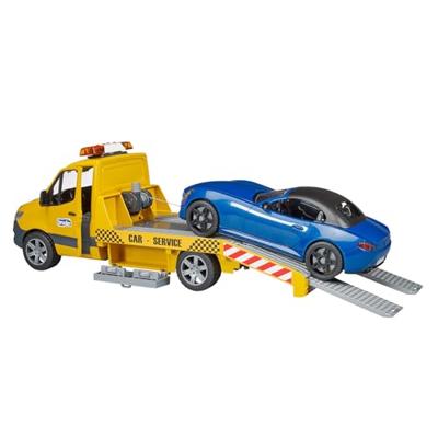 bruder Mercedes Benz Sprinter Auto transport en roadster modelvoertuig