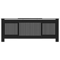 Radiatorombouw 205 cm MDF zwart - thumbnail