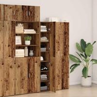 Hoge kast 2 pcs Oudhout 30 x 42,5 x 185 cm - thumbnail