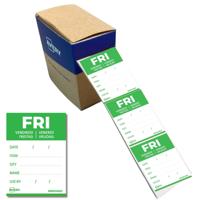 Etiket avery haccp vrijdag-groen 40x56mm 500st - thumbnail