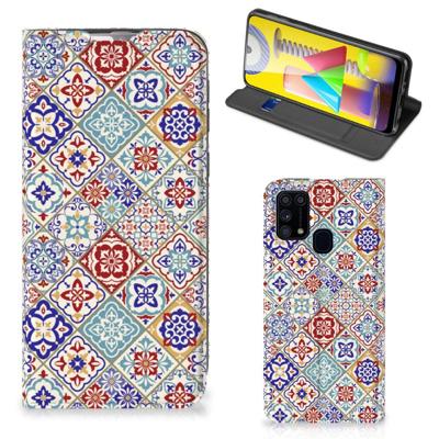 Samsung Galaxy M31 | Standcase | Tiles Color Samsung Galaxy M31 | Standcase | Tiles Color