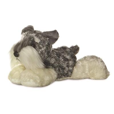 Aurora knuffel Mini Flopsie Stein Schnauzer 20,5 cm pluche Aurora knuffel Mini Flopsie Stein Schnauzer 20,5 cm pluche