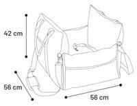 Autostoel Bobba staand 3-in-1 grijs voor de hond Per stuk - thumbnail