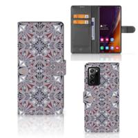 Samsung Galaxy Note20 Ultra | Bookcase | Flower Tiles - thumbnail