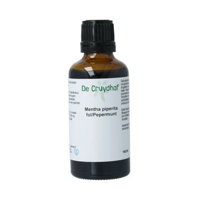 Cruydhof Mentha piperite / pepermunt tinctuur 50 Milliliter