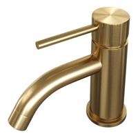 Brauer Stripe opbouw fonteinkraan goud geborsteld PVD - thumbnail