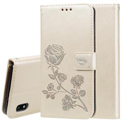 Rose reliëf horizontale Flip PU lederen case voor Galaxy A10 met houder & kaartsleuven & portemonnee (goud) Rose reliëf horizontale Flip PU lederen case voor Galaxy A10 met houder & kaartsleuven & portemonnee (goud)