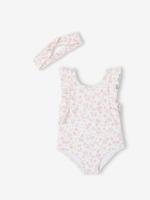 Babyset badpak en heupband ecru - thumbnail