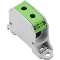 Weidmüller 2502550000 Doorgangsklem 20 mm Schroeven Grijs, Groen 9 stuk(s) - thumbnail