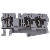 Phoenix Contact 3036466 Doorgangsserieklem 8.2 mm Spanveer Grijs 50 stuk(s)