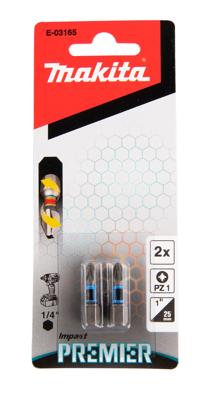Makita Accessoires Slagschroefbit PZ1x25mm C IMPR - E-03165