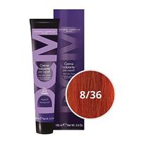 DCM Hair Color Cream 8/36 Light Golden Copper Blond Haarverf 100ml - thumbnail