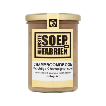 Kleinstesoepfabriek Champignonsoep bio 400 Gram
