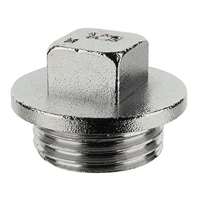 Kirchhoff Messing stekker, chroom, 1/2"ET - 989422155