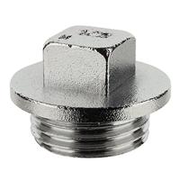 Kirchhoff Messing stekker, chroom, 1/2"ET - 989422155 - thumbnail