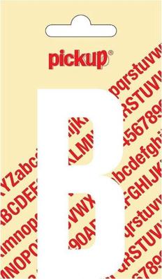 Plakletter Nobel Sticker witte letter B Pickup - Pickup