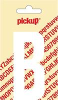 Plakletter Nobel Sticker witte letter B Pickup - Pickup - thumbnail