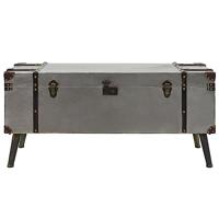 Salontafel 102x51x47,5 cm MDF en aluminium - thumbnail