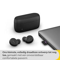 Jabra Evolve2 Buds In Ear oordopjes Bluetooth Stereo Zwart Ruisonderdrukking (microfoon), Noise Cancelling Oplaadbox, Microfoon uitschakelbaar (mute), Inductie - thumbnail