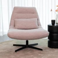 LABEL51 Draaifauteuil 'Nox' Bouclé, kleur Naturel - thumbnail