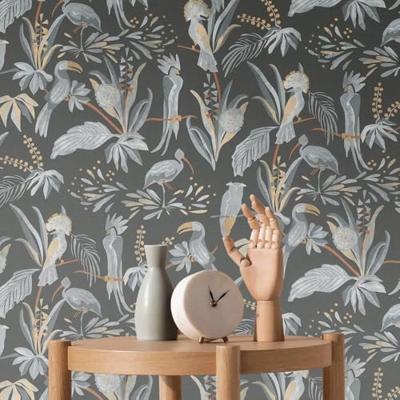 Livingwalls House of Turnowsky - Zwart - Jungle Behang - 388983