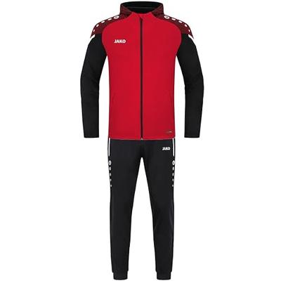 JAKO M9422K Polyesterpak Met Kap Performance Kids - Rood/Zwart - 152