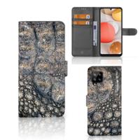 Samsung Galaxy A42 5G | Telefoonhoesje | Met pasjeshouder | Krokodillenprint - thumbnail