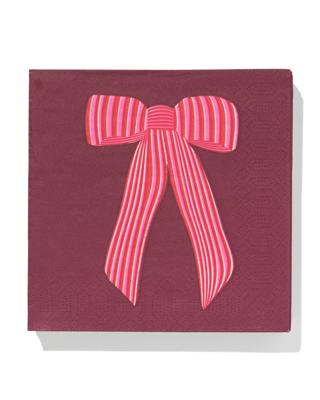 HEMA Servetten 33x33cm papier strikken - 20 stuks