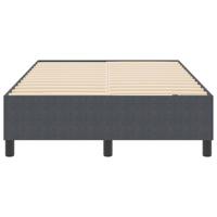Boxspring bed Donkergrijs 120 x 200 cm Katoenen stof - thumbnail