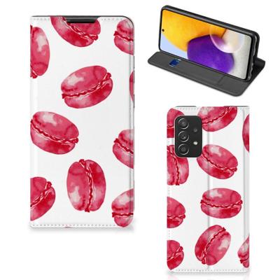 Samsung Galaxy A72 (5G/4G) | Flip Style Cover | Pink Macarons