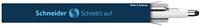 Schneider S-138701 Balpen Epsilon Touch Blauwschrijvend, Huls Wit/zilver - thumbnail