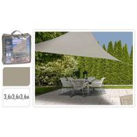 Ambiance schaduwdoek driehoek 360x360x360 cm zand - thumbnail