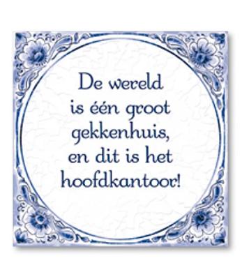 Paperdreams tegel - gekkenhuis