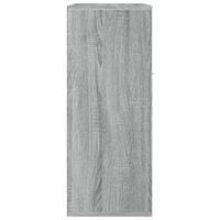 Dressoir 60x30x75 cm bewerkt hout grijs sonoma eikenkleurig - thumbnail