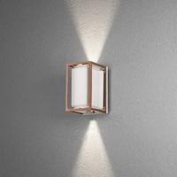 KonstSmide BuitenlampVale Up-Down wit met koper - 424-259 - thumbnail