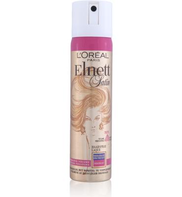 L’Oréal Paris Elnett Satin Volume Fixatie - 75 ml - Haarlak haarspray L’Oréal Paris Elnett Satin Volume Fixatie - 75 ml - Haarlak haarspray