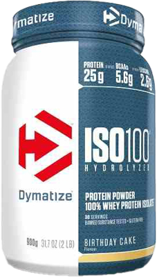 Dymatize ISO 100 Hydrolyzed Birthday Cake (900 g)