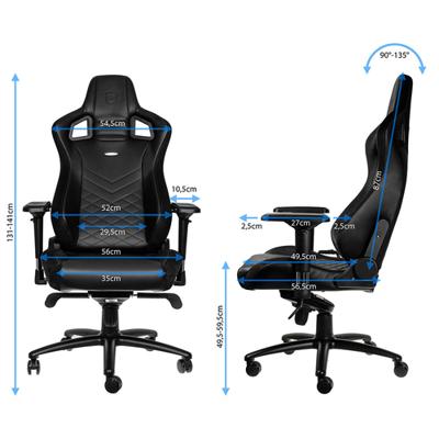 Noblechairs EPIC Zwart Gaming Stoel