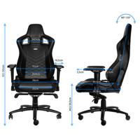Noblechairs EPIC Zwart Gaming Stoel - thumbnail