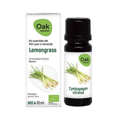Oak Organic Essential Oils Lemongrass 10ml Oak Organic Essential Oils Lemongrass 10ml