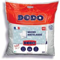 DODO - Set van 2 kussens - MICRO QUILTED - 60 x 60 cm - Wit - thumbnail
