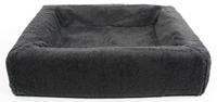Bia bed fleece hoes hondenmand grijs - thumbnail