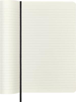 Moleskine notitieboek, ft 13 x 21 cm, gelijnd, soepele cover, 192 bladzijden, zwart