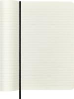 Moleskine notitieboek, ft 13 x 21 cm, gelijnd, soepele cover, 192 bladzijden, zwart - thumbnail